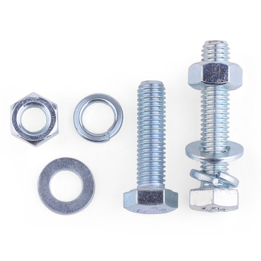 XMSJ88 grade galvanized external hexagonal elastic flat washer combination high strength bolt and nut full thread set M620 set screw length 8mm