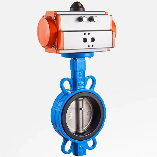 D671X-16Q Pneumatique Valve en acier inoxydable Pince de type papillon
