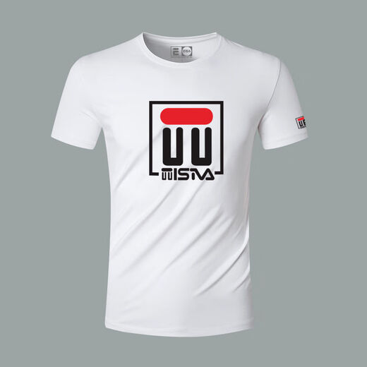 Congyi Summer Pure Cotton Ice Seide Modal kurzärmelig T-Shirt für Männer mit halbärmeligem T-Shirt runden Hals koreanische vielseitige Kleidung für Jungen 963 Weiß L.