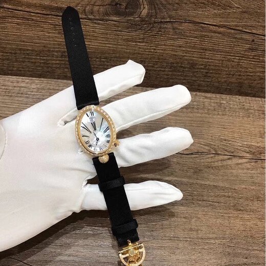 [Second-Hand 99 New] Breguet Women's Watch Queen of Neapel Series Automatisch mechanisch 18K Gold Second-Hand Watch Gold Original Diamond Eingelegt 8928ba/51/844/DD0D