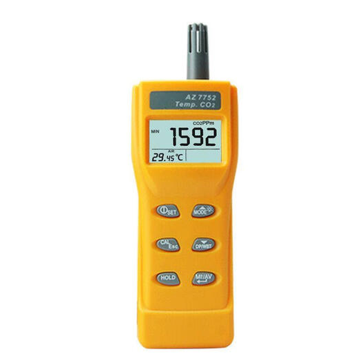 AZ7752/AZ77535 handheld carbon dioxide concentration detector chicken farm CO2 testing instrument AZ77535 carbon dioxide + temperature and humidity