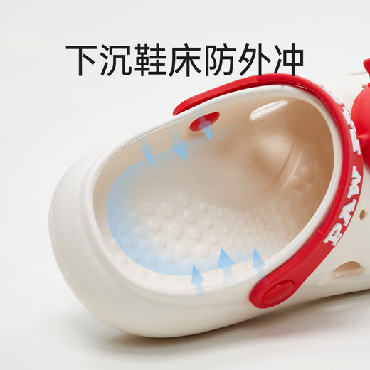 Optimiert 2024 Wangwang Team Cartoon Kinder Sommer Indoor Boy Sandalen Strandloch Schuhe Anti-Rutsch weicher Sohle Mädchen Baby Kirschblütenpulver 180 mm / geeignet für 16.5-17,5 cm