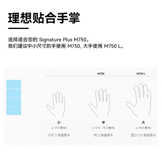 Logitech Select Series M750 Wireless Bluetooth Mouse Wireless Silent Mouse Mac iPad Office Dual-mode Wireless Mouse Cross-device Home Use for Large and Small Hands Unisex M750 Small and Medium Hands - White M