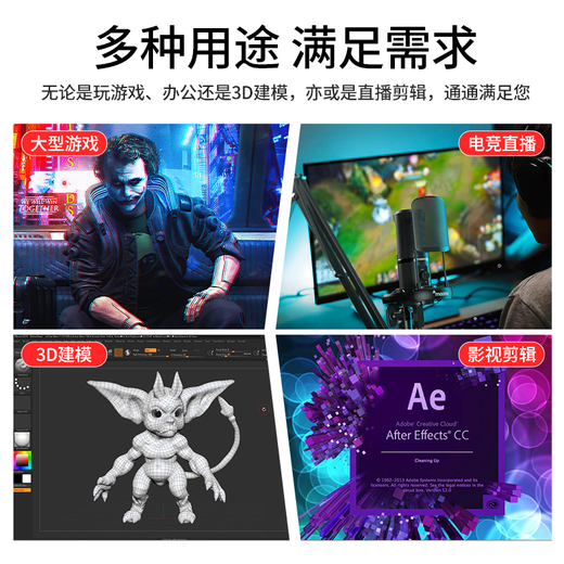 华硕微星影驰七彩虹GTX1060/1660S6G/306012G/20608台式电脑独立吃鸡游戏显卡 GTX1060-3G【性能之王 再战五年】