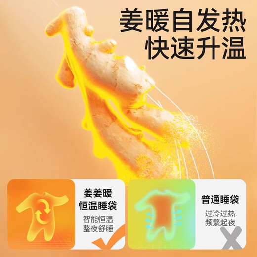 Mianqi Bear Mianqi Bear baby sleeping bag autumn and winter constant temperature children's anti-kick quilt artifact baby split-legged nightgown for all seasons SP33 - left medium thick style - room temperature 10-20 C L size suitable for height 90-105CM