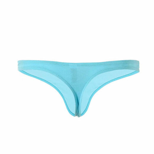 Roselex vertrauliche Lieferung Herren Unterwäsche Baumwolle komfortable Taille sexy tanges atmungsaktive Unterwäsche Unterwäsche Bulge -Taschen Schwarz M.