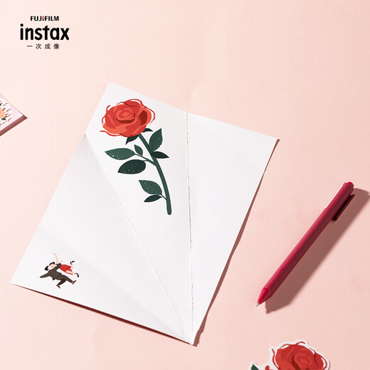 INSTAX Fuji Instax One-time Imaging Love Gift Accessories Box (including 10 love photo papers)