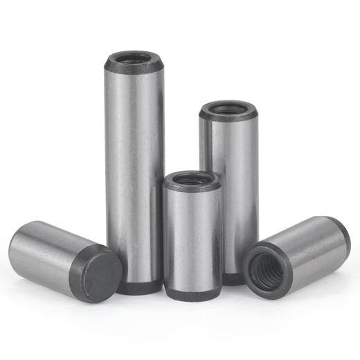 JINGGONG 4-30 Hardened quenched internal thread cylindrical pin GB120 positioning pin tapping pin extraction pin 45# steel 8 25 internal thread M5 (2 pieces)