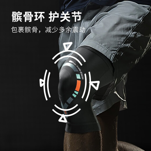 MOKO MAX Modas de rodilla italiana Summer Running Basketball Badminton Meniscus Lesions Articular Gear para hombres y mujeres M tamaño (circunferencia del muslo 37 cm-53 cm)