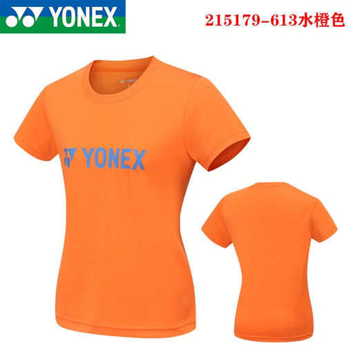 YONEX尤尼克斯羽毛球服短袖运动T恤速干衣服yy团购队服 115179 多色 品蓝女款215179-683 XL
