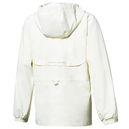 New Balancenb Women's Women's 2025 Spress Sports Casual Wear Fashion Trend Комфортная ветрозащитная универсальная куртка с капюшоном 5AD12142IV/молоко белое/куртка с капюшоном L
