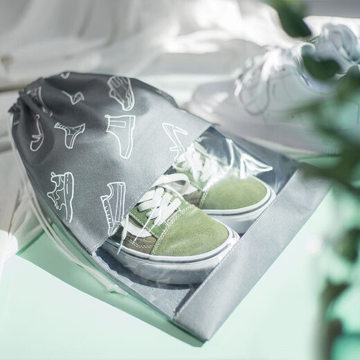 BANANA TRIP Shoe Bag Portable Travel Shoe Storage Bag Drawstring Pocket Business Travel Organizing Storage Bag 2 Pack