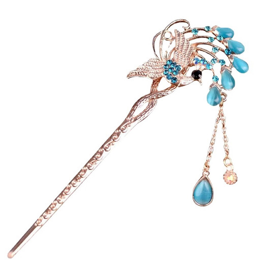 Hanfu headwear children's hairpins children's ancient style hairpins tassel step shake summer day ancient costume ancient cheongsam hair accessories FZ001