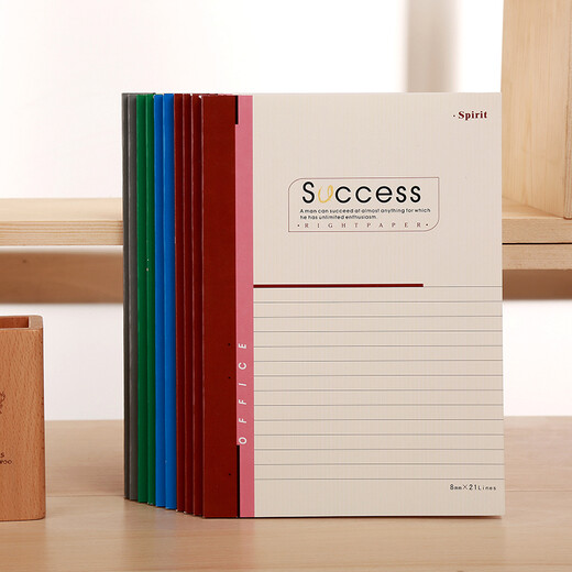 JIANKE soft-surface copy A5/B5/A4 office business notebook work meeting notepad meeting book soft copy A5-100 pages (5 sets) NO674