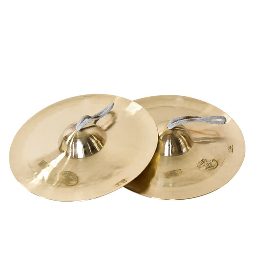 Kaiyuan Prosperous Beijing Cymbals Large Cymbals Military Cymbals Water Cymbals Drums Beijing Cymbals Guang Cymbals Small Cap Cymbals Gong Gong Instruments 20cm Big Beijing Cymbals