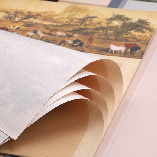 Square Reipapier kleines reguläres Drehbuch arbeitet vier Fuß sechs Fuß breit und halb gekocht alten Stilstreifen Bildschirm Mikrospray Batik-Papier reguläre Skript-Skript-Siegel-Siegel-Skript-Kalligraphie-Erstellung mit Gridpapier National Ausstellungswettbewerb Arbeitspapier sechs Fuß breit und 3cm Square Grid [686 Grids, 5 Sheets/Pack] Style Two Two Two Two Two