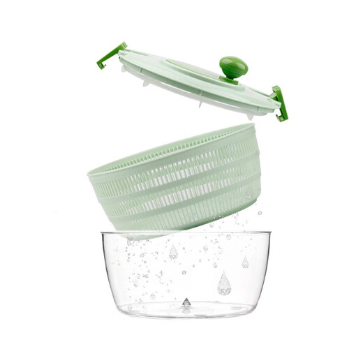 Plazotta seit 1893 Germany vegetable basket washing vegetable drain basket vegetable vegetable spinner dehydrator salad washing vegetable draining basket blue and yellow