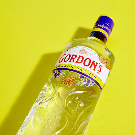 哥顿（Gordon’s）特选干味伦敦金酒 琴酒 杜松子酒 洋酒 马天尼金汤力调制酒 700ml 700mL 2瓶