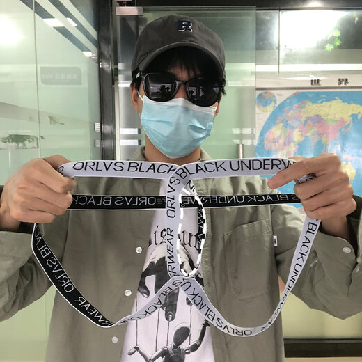 Jiuai men's thong sexy sexy underwear double butt underwear men's sexy underwear sexy sports student gay sexy temptation white M