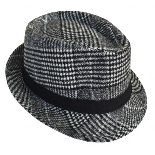 Fresh Show Hut Männer und Frauen Frühlings- und Herbst Winter Woll Jazz Hut Britische Toper vielseitiger koreanischer Performance Hut Winter Männer Khaki M (56-58 cm)
