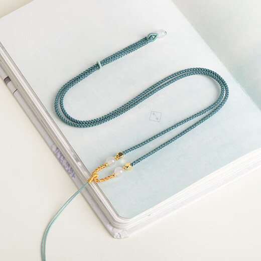 Beautiful hand-woven jade pendant necklace rope Wenwan jade wire lanyard adjustable high goods red rope hanging neck pendant rope red 1 piece