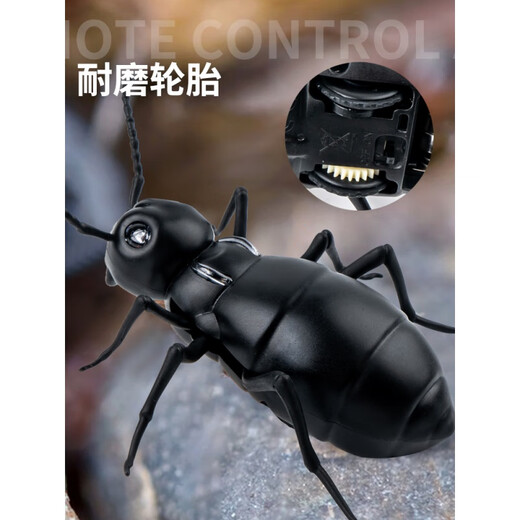 Youli Electric Toy Remote Control Ants Can Walk Machine 2-4 Years Old Boys Baby Girls Can Crawl Children's Gifts [Classic Version - Induction Ladybug] Yellow Model 9922s [Upgraded Version] Another + 24 Electronics