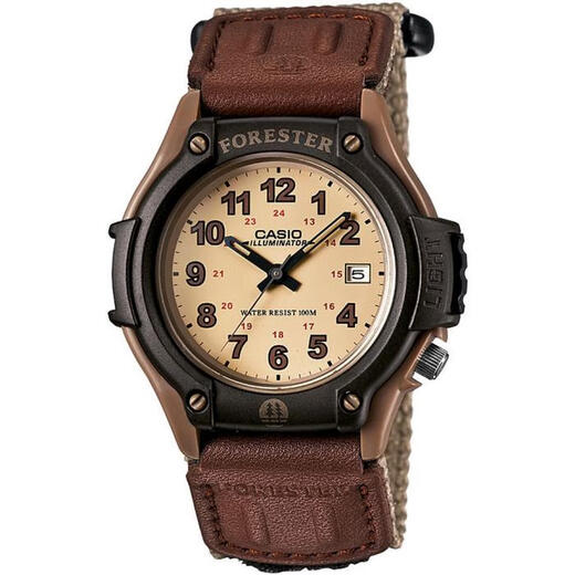 Casio watch quartz watch luminous 41mm sports watch 100 meters waterproof men's watch Japanese and Korean watch student watch 500WC-5BVCF Brown/retro brown G-SHOCK 41mm adjustable strap