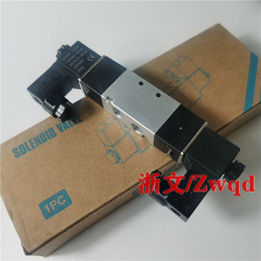 Solenoid valve RV5212-06 06Q QAC220V DC24V two-position five-way double electric control directional valve DC24V