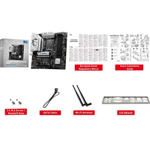 MSI (MSI) B760M Gaming plus WiFi DDR5 Computer Motherboard unterstützt CPU14600KF/13600KF/12600KF (Intel B760/LGA 1700)