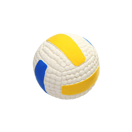 EETOYS Small Latex Volleyball Dog Toy Fun Noise Cleaning Ball Interactive Training Pet Supplies