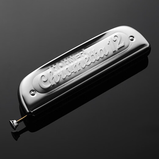 HOHNER German Chromotic harmonica 12-hole and 255 Advanced Adult Professional Playing Removable Round Hole Mouth Blowing Style