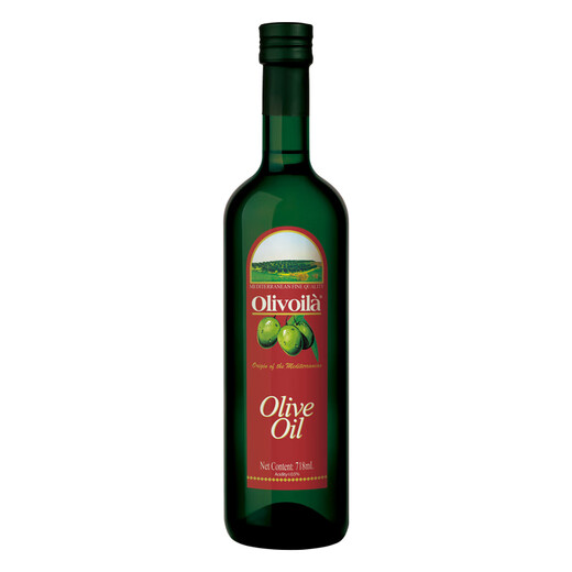 欧丽薇兰 Olivoila 食用油 橄榄油 压榨纯正橄榄油718ml*2  精选礼盒