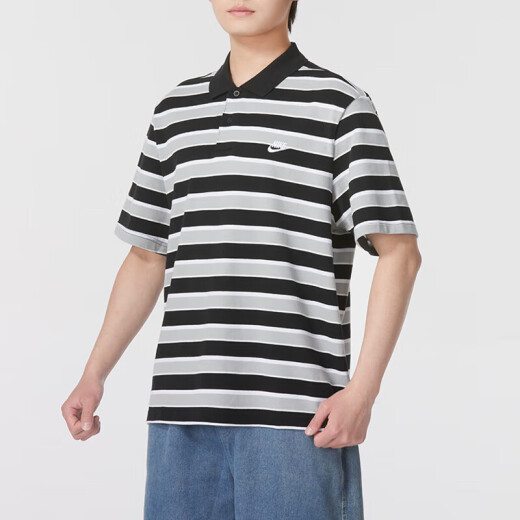 耐克（NIKE）短袖男装夏季新款健身训练时尚潮流舒适透气宽松polo衫t恤运动服 FN3897-010 S