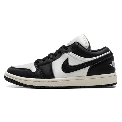Nike (Nike) Freizeitschuhe für Frauen 2025 Sommer AJ1 Schwarz-Weiß Retro Panda Classic Sneakers FB9893-101 36.5