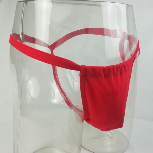 Long Night Japanese Style Men's Thong Sexy Gay Sexy Large Size Low Waist Yue Zhongguo Thin Section Translucent White Average Size 100-300Jin Jin is equal to 0.5 kg