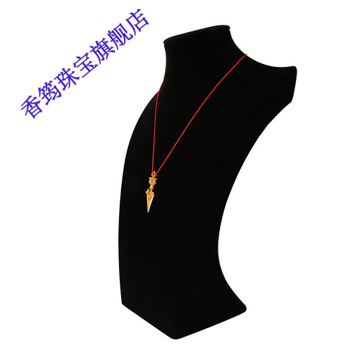 仙来阁S999足银藏式黄铜尼泊尔普巴金刚杵金刚橛降魔杵吊坠项链摆件 B款足银 镀金A681YJ