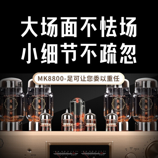 悠唐 MK8800电子管胆机功放HiFi发烧级KT88推挽高端大功率后级纯胆功放机 MK8800纯胆功放(龙吟凤哕)