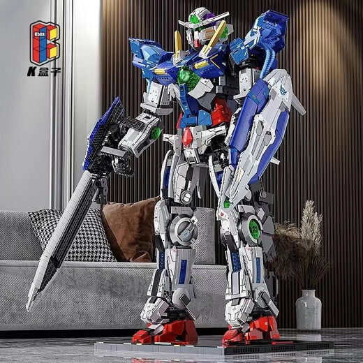 K Box V5012 Robot de combat mecha High Difficulté grande compatible Modèle d'assemblage de jouet de bloc de construction LEGO Générations S-Classe S-Classe MECHA-78CM [10382 pièces]