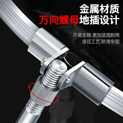 AUBELO fish protection net bag thickened rubberized anti-hanging quick-drying stainless steel double circle fish protection net black pit competitive fish fishing net bag double circle model 25*2.0 meters 3 gifts