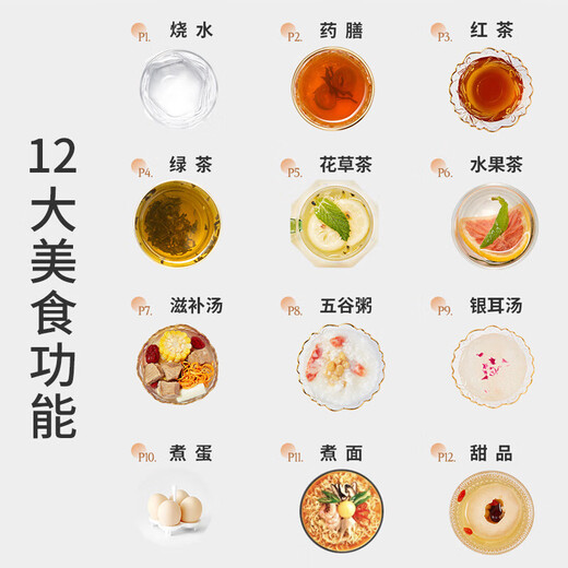 九阳（Joyoung） 养生壶1.5L茶具电茶壶煮茶壶花茶壶玻璃煮茶器煎药壶中药锅药膳电水壶烧水壶 DGD1506BQ【超高性价比断货款】 1.5L