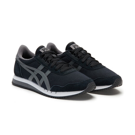Onitsuka Tiger retro men's and women's shoes low-cut comfortable casual shoes sneakers DUALIO black/grey (1183C315-001) 42