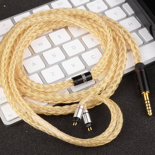 ACROLINK MMCX4.4 Câble de casque équilibré Sterling Silver Gold plaqué Shure 846 英文图 64 Audio Câble de mise à niveau 2pin CM0.78 PIN 2.5 Tête droite équilibrée