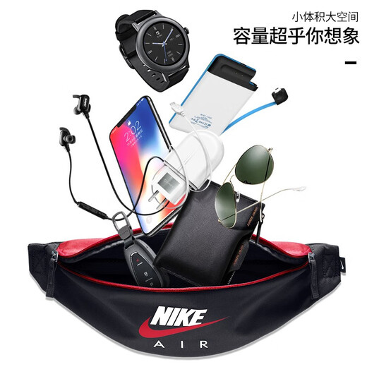 NIKE耐克腰包运动斜挎包潮INS男包女包户外多功能单肩胸包跑步轻巧随身收纳小包 【利物浦款】DB1559-687