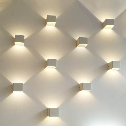 Yichen customized LED aluminum wall lamp Hanting 7 Days Hotel bedside lamp living room TV wall corridor aisle stairwell bedroom white 5W white light