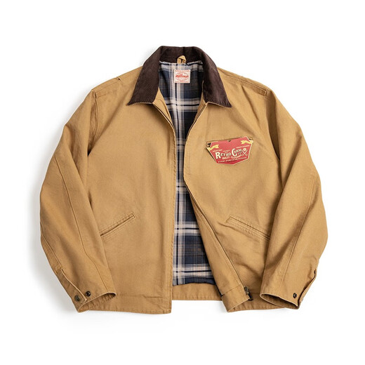 Madden Workwear Interestelar Detroit Hunting Chaqueta Spring J001 American Canvas Bane Style Lapel Jacket Khaki L