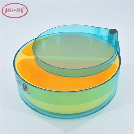 Li Muzi Longjianglong competitive bait box strong magnetic pull bait tray non-stick bait box mixed bait box bait basin open bait basin fishing gear pendant PC large food box blue + inner basin