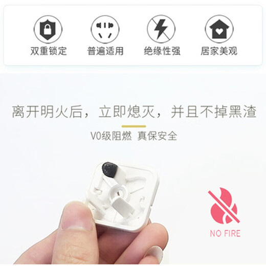 Beideli socket protective cover safety child protection cover baby anti-electric shock power supply protective cover baby plug plug plug V0 flame retardant double safety snap green 24 pack