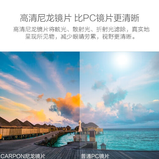 Caponi GM brown sunglasses for men and women, high-end sunglasses, anti-UV driving glasses, can be equipped with myopia photochromic lenses, black frame cold tea lenses - 0 degree high-definition nylon lenses