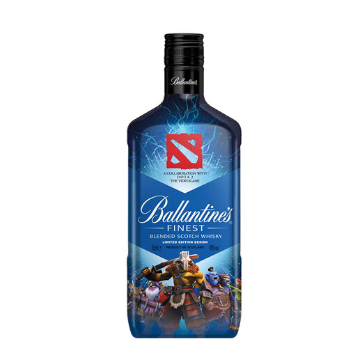 百龄坛（Ballantine`s）苏格兰调和型威士忌 700ml 1瓶 DOTA2刀塔联名限定款 