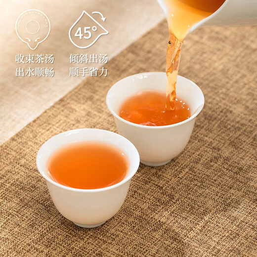 Feixiang mutton-fat jade Kung Fu tea set for home living room simple office reception Dehua white porcelain tureen tea cup mutton-fat jade tea set - magnolia cup type 10 pieces 2022 new white porcelain tea set